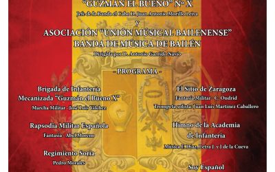 El 19 de julio se celebra el Concierto Extraordinario de Música Militar en la calle Zarco del Valle