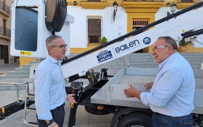 Recepcionado un nuevo vehículo para realizar trabajos en altura