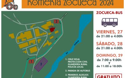Horario del Zocueca-bus y recomendaciones para los peregrinos de la Romería
