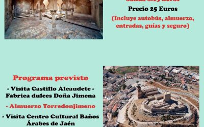 La Concejalía de Cultura organiza el viaje Alcaudete-Baños Árabes