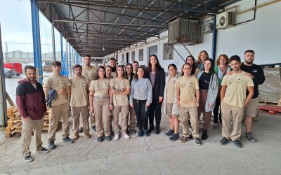 Trabajo de campo de los alumnos del Programa de Empleo y Formación de Alfarería Artesanal de Bailén