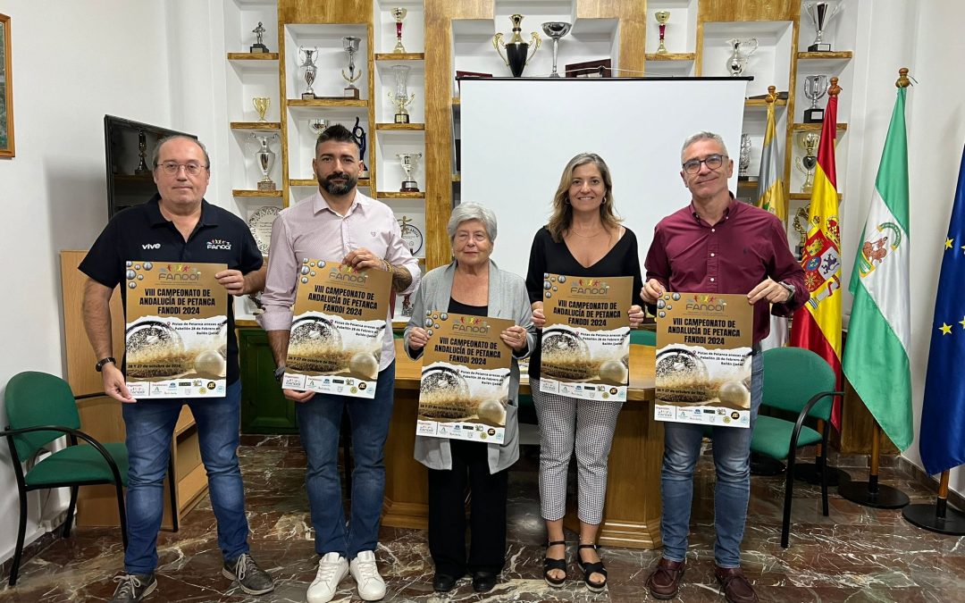 Presentado el VIII Campeonato de Andalucía de Petanca FANDDI 2024