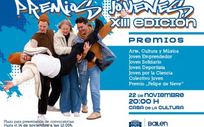 Convocados una nueva edición de los Premios Jóvenes Bailenenses