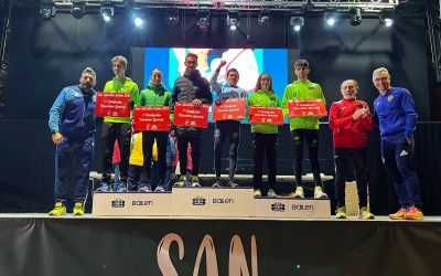 Juan Grondona y Lola Chiclana vencen en la XXVIII edición de la San Silvestre de Bailén