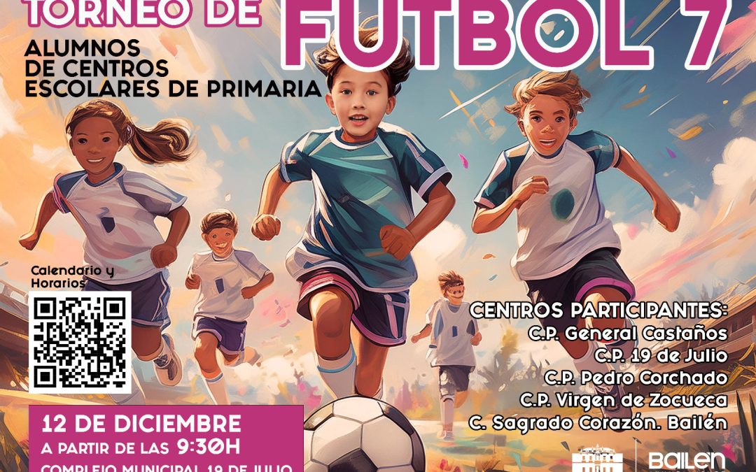 Torneo de Fútbol 7 para alumnos de los centros escolares de Primaria