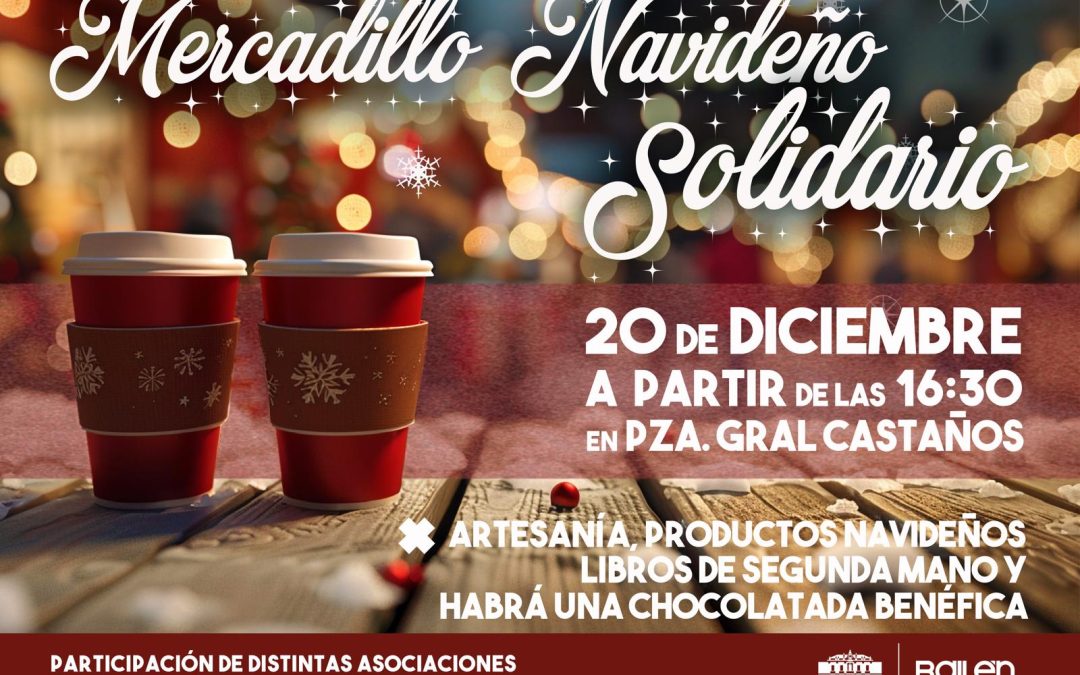 Todo listo para la II edición del Mercadillo Navideño Solidario