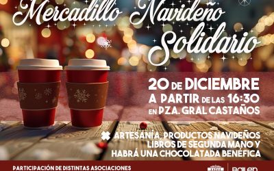 Todo listo para la II edición del Mercadillo Navideño Solidario