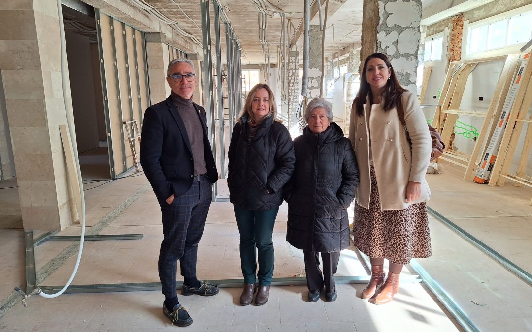 Visita a las obras de la nueva sede de la Asociación de Familiares y Amigos de Personas con Discapacidad Intelectual de Bailén