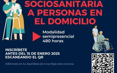 Abierto el plazo de inscripción para el Curso Sociosanitario 2025