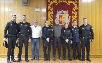 Nombramiento de los cinco nuevos agentes de la Policía Local de Bailén