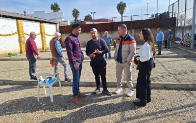 La Concejalía de Deportes acondiciona cinco nuevas pistas de petanca de chinas