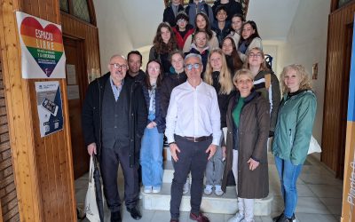 El alcalde de Bailén recibe a 15 alumnos franceses en el marco del programa Erasmus Plus