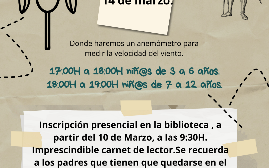 Taller científico en la biblioteca municipal de Bailén
