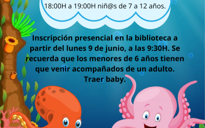 Pulpo Aventura, el nuevo taller infantil en la Biblioteca Municipal de Bailén