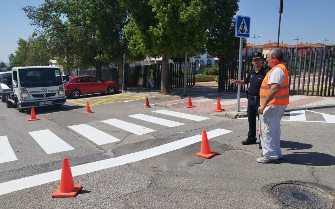 Bailén trabaja en garantizar la seguridad vial a través de actuaciones de señalización