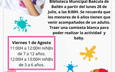 ‘Pequeños diseñadores’, el nuevo taller infantil organizado por el Área de Cultura