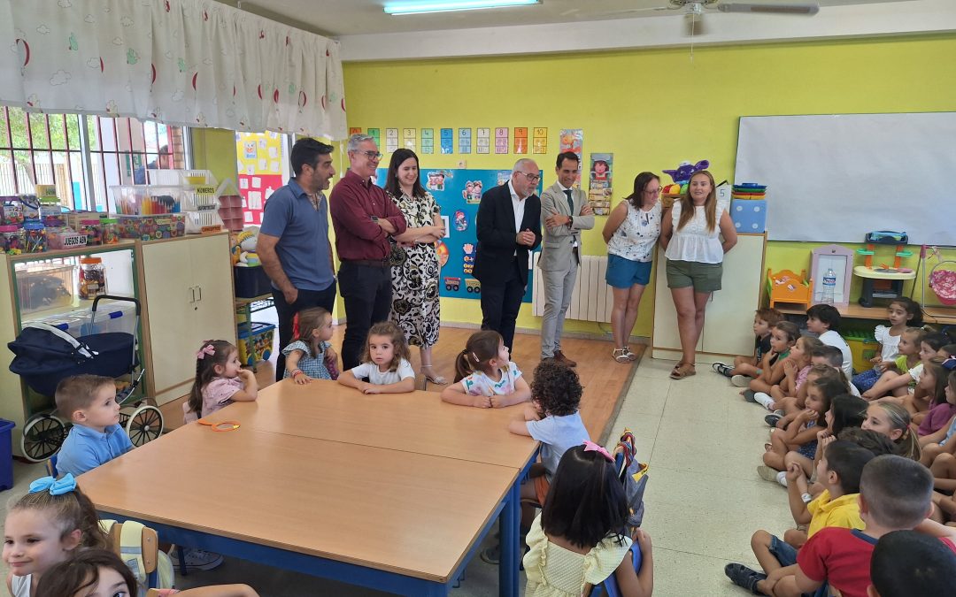 Acto de apertura del curso escolar en el CEIP Pedro Corchado