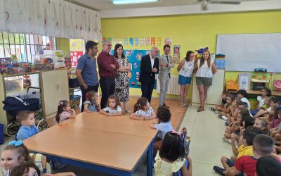 Acto de apertura del curso escolar en el CEIP Pedro Corchado