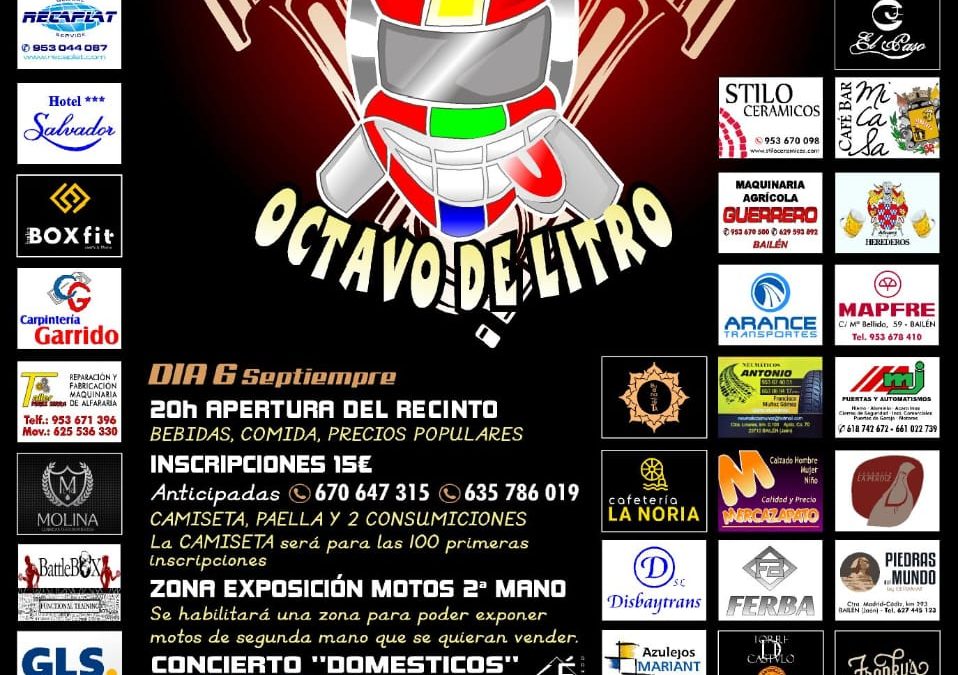 Bailén volverá a ser capital del motor con motivo de la XIV Concentración Motera