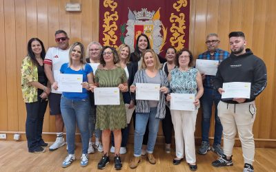 Entrega de diplomas del Curso de Competencias Clave en Matemáticas y Lengua