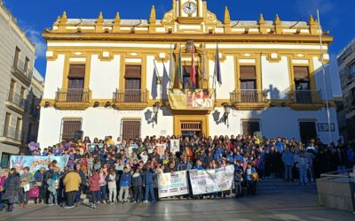 Los centros escolares de Bailén protagonizan la lectura del manifiesto por el 25-N