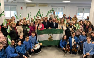 La Junta celebra el Día de la Bandera de Andalucía junto a los usuarios del CPA de Bailén