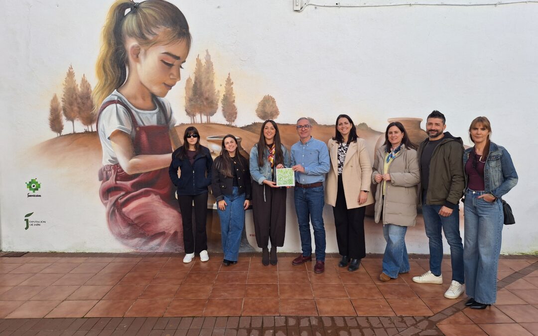 Un nuevo mural, en el marco del proyecto Street Art Plus, impulsa el atractivo turístico de Bailén