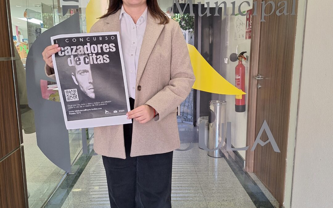 Bailén presenta el I Concurso ‘Cazadores de citas’ en el marco de la Feria del Libro