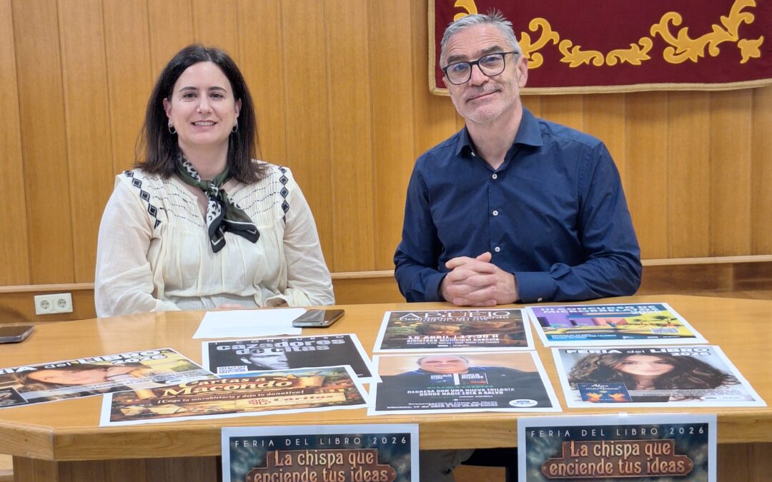 El Ayuntamiento presenta la programación de la Feria del Libro 2026 bajo el lema ‘La chispa que enciende tus ideas’