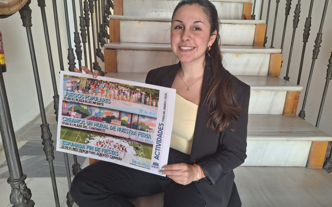 Lorena Linares presenta las actividades juveniles de la Feria del Barrio con propuestas participativas y creativas